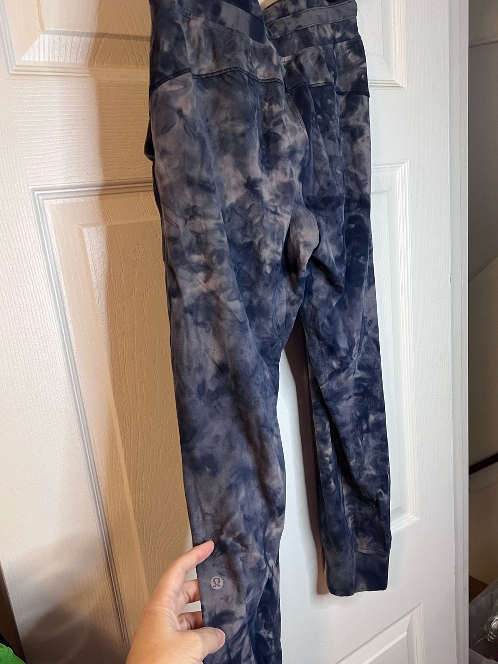 #962 Lululemon Ready to Rulu Jogger Crop Diamond Dye Lunar Rock True Navy Sz 4 - Picture 7 of 11